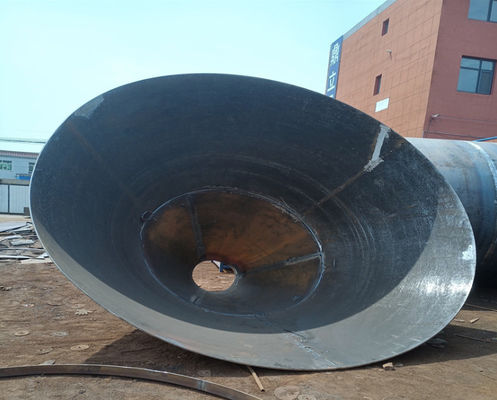 25 mm Kegelförmige Tankköpfe Zwei-Phasen-Stahlrohrkappe