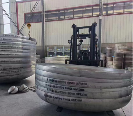 3MM 6000MM Edelstahl-Schüsselkopf PED Halb elliptischer Tankkopf