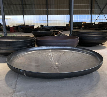 Halbsphärische Flanken mit Schüsselköpfen 1000 mm Durchmesser 6 mm Dicke