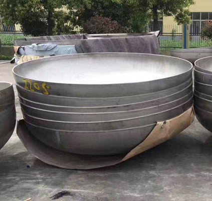 6 mm Dicke Hemisphärische Tankköpfe mit anpassbaren Flanken und Dish-Optionen