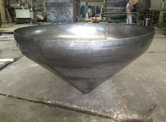 Vorbereitung der Schrägkante Kegelkopf für geschweißte Rohre 6 mm 200 mm Außendurchmesser
