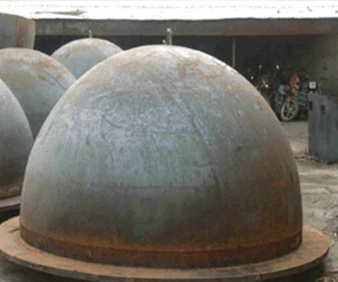 Druckbehälter Hemisphärische Schüssel Ende Gusseisen Halbkugel Feuergrube