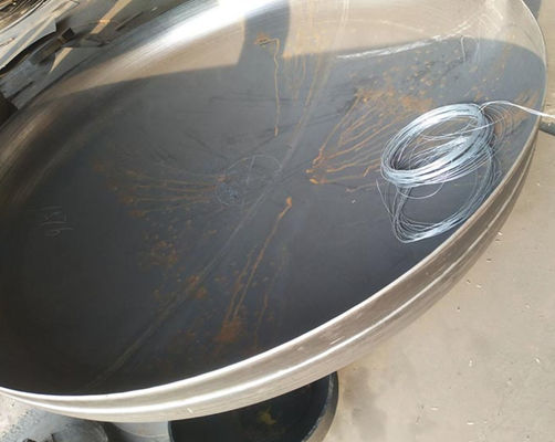 OEM Druckbehälter Kopf Edelstahl Flachboden Tellerkopf