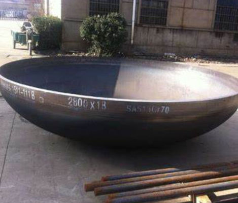 Speicherbehälter Kohlenstoffstahl Spülköpfe Enden 500 mm Durchmesser 10 mm Dicke