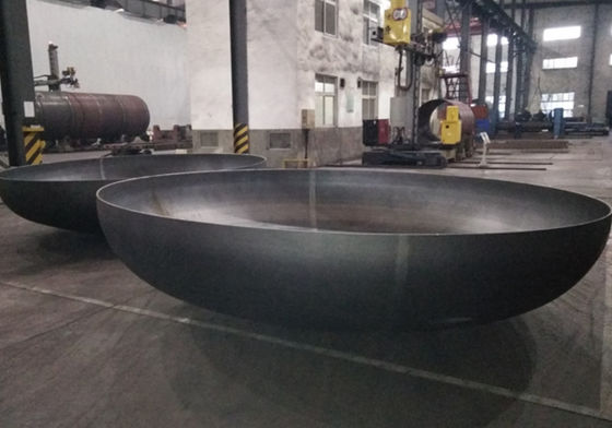 Q345R Kohlenstoffstahl Halbkugelkopf 1000 mm Durchmesser elliptische Köpfe